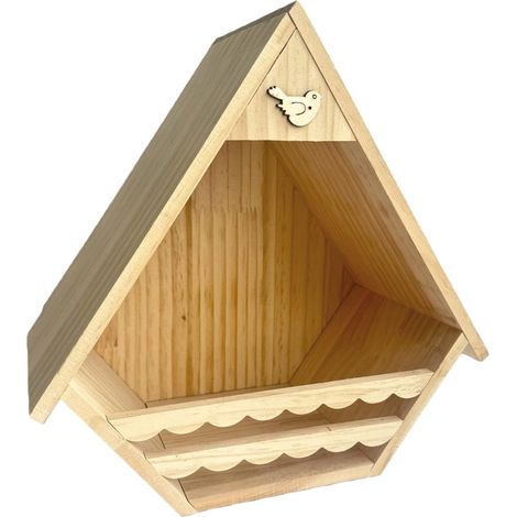 für den Außenbereich Hütte aus Holz für Nistkasten für