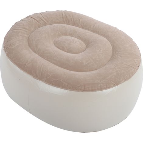 Tabouret gonflable PVC léger, coussin d'air portable pour jardin, plage, camping et événements