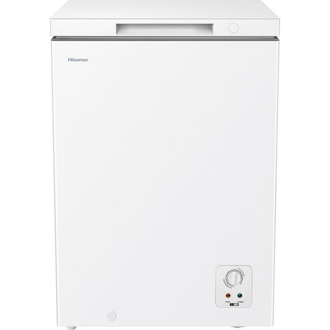Hisense FT100N1BWE. Capacità netta congelatore: 97 L, Classe climatica: ST-T, Capacità di congelamento: 4,4 kg/24h, Autonomia senza energia elettrica: 13 h, Emissione acustica: 38 dB, Punteggio: 4... (1/5)