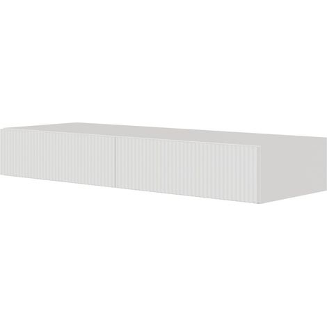 Selsey VELDIO - Tocador suspendido con 2 cajones - 110 cm blanco