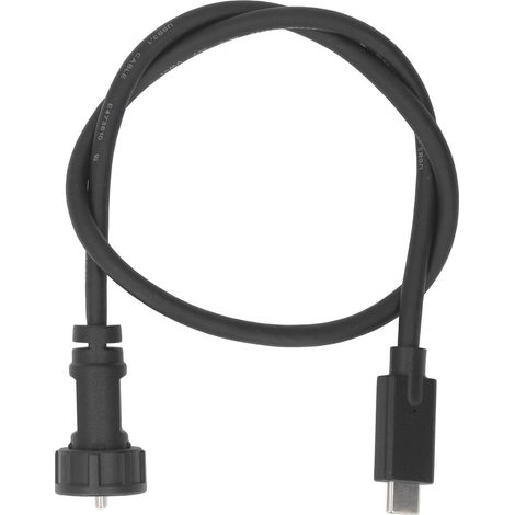 Câble USB C mâle vers mâle 0,5 m, rallonge étanche IP67 IP68, connecteur droit, 30V 1,5A (1/5)