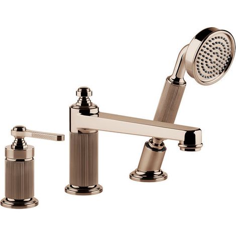 Gessi Venti20 robinetterie de baignoire à 3 trous, avec bec,
