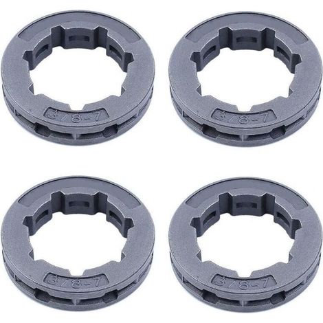3/8" 7T Pignon de Jante 22mm pour Husqvarna 362 365 371 372 STIHL 046 064 066 MS361 MS362 MS440 MS441 MS460 MS660 Tronçonneuse（4 pièces）