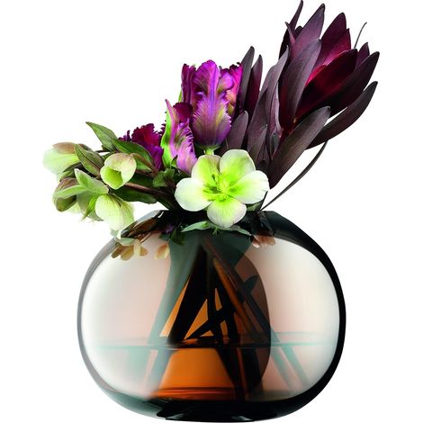 Vase H13.5cm Ambre/Lustré (1/5)