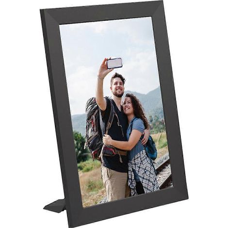 Cadre photo numérique WiFi 10,1 pouces avec lumière LED, écran tactile HD IPS LCD 1280 x 800, lecture de photos, musique et films, 32 Go (États-Unis) (1/5)