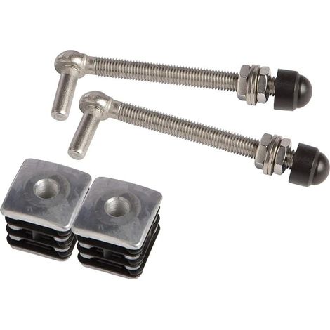 2 x M12 Hinges for Doors with Reinforced Cap – 150 mm Rod (1/2)