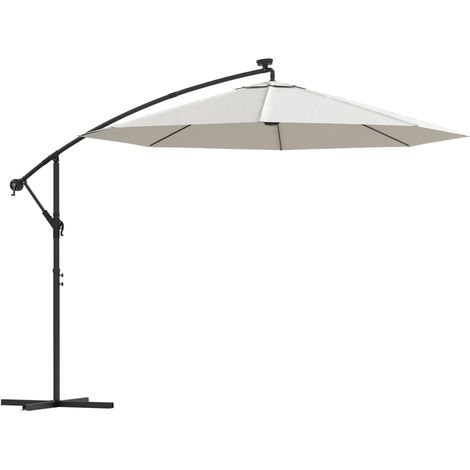 Maison Exclusive - Sonnenschirm Ampelschirm mit LED-Beleuchtung 3