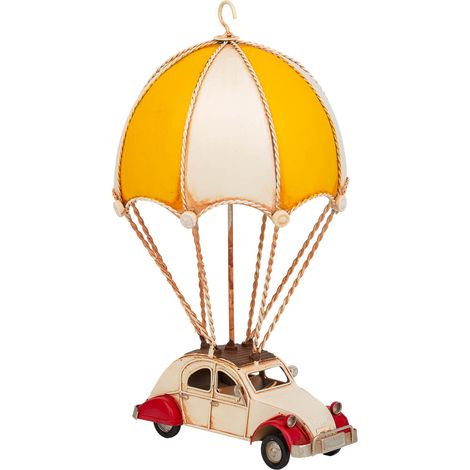 Parapente de metal amarillo 18x17x31