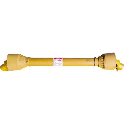 Arbre de transmission cardan PTO 140 cm 1 3/8 - 6 cannelures - montage rapide 3 leviers - pour micro-tracteur Torros CAR381400