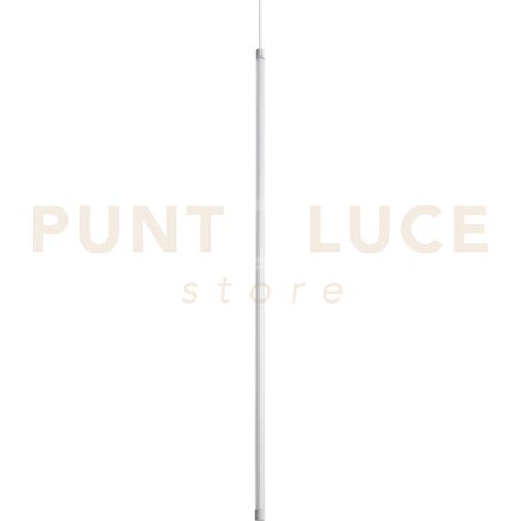 TUBIX LED 3000K 15W  1750 lm IN VETRO BIANCO E METALLO 2X100CM