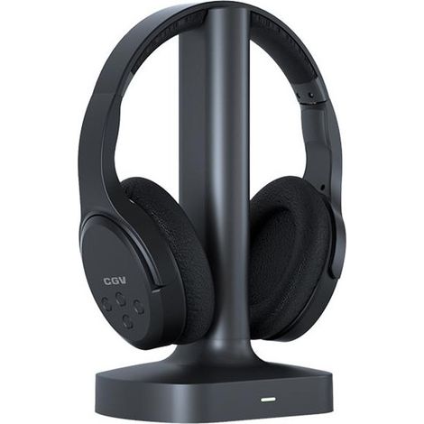 Casque TV sans fil - CGV HEL PRELUDE PREMIUM - Autonomie 8h - Prise optique (1/4)