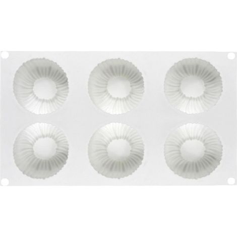 Moules à gâteaux en silicone – 6 cavités résistantes à la chaleur, outil de moule à pudding, brownie à la crème glacée, matériau polymère durable. Cuisson Pudding Crème Glacée Brownie Bonbons Pâtisser (1/5)