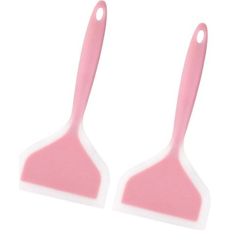 Spatule en silicone résistante à la chaleur, spatule de friture multifonctionnelle idéale pour les poêles antiadhésives et les cuisiniers professionnels (1/5)