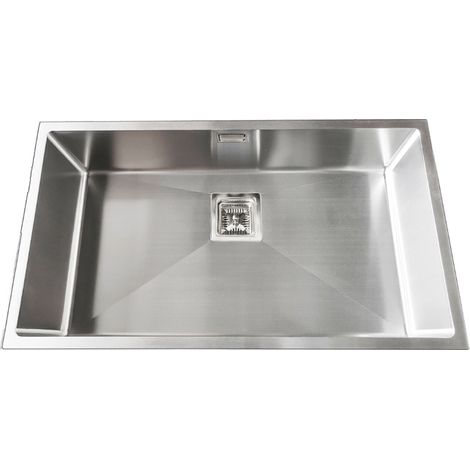 Fregadero de un seno en inox Israel, 77,6 cm(ancho)43,6 cm(largo) (1/2)