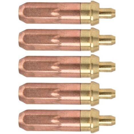 FENOPLASTICA5 pièces buses de coupage acétylène pour chalumeau soudage accessoire kit outil G01‑300 4 (1/3)