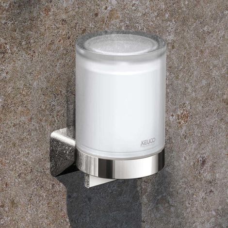 Keuco HERA Seifenspender mit satiniertem Stülpglas (1/5)