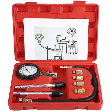 Testeur de compression pour moteur à essence, kit de test pour cylindres de moteurs à essence automobiles (1/4)