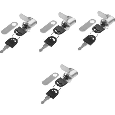 Mikikit Lot de 4 verrous à came pour tiroirs (1/5)