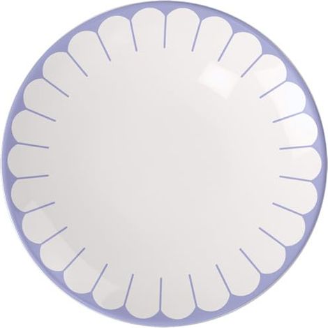 Fleur bleu assiette pour le petit-déjeuner bleue, rés. lave-vaisselle/micro-ondes, ass. à dessert, pte assiette pr petit-déjeuner, desserts et snacks, ass. à gâteau, Porcel. (1/5)