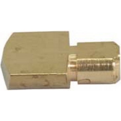 100PZ MENSOLINA MEZZA TONDA IN OTTONE LUCIDO -  mm.7