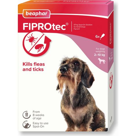 Beaphar Fiprotec Spot On Small Dog (6 Pipettes) - 260701 (1/5)