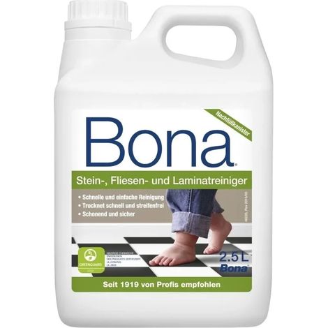 BONA Reiniger 2,5 Liter für Stein-, Fliesen- & Laminat NF-Kanister f. Spray Mopp (1/5)