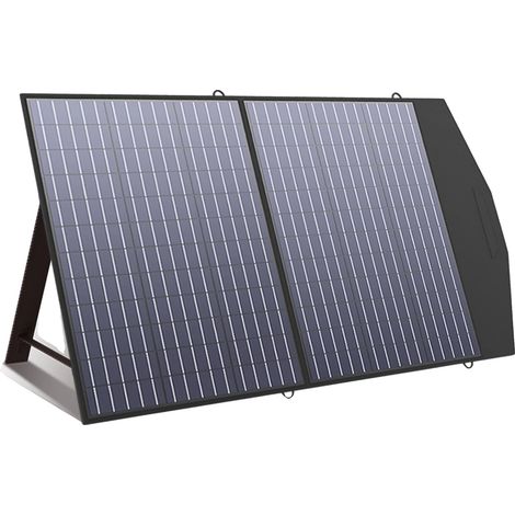 Panneau Solaire, Design Pliable, Construction Étanche, 18V 100W (1/2)