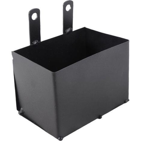 Support de Boîtier de Batterie, Boîtier de Transport de Batterie Noir, Structure Robuste Antirouille pour Moto Tout-Terrain de 50 à 125. (1/5)