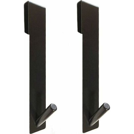 Duschwandhaken, Set mit 2 Edelstahl-Duschhaken für Glasduschwände.