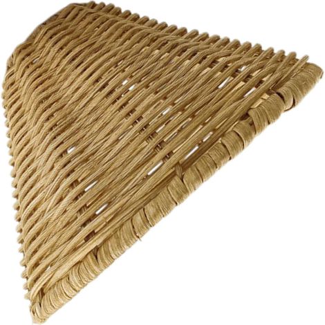 Hand Woven Rattan Lampshade Conical 6.29X4.32X1 Inches For Chandeliers Floor Lamps And Wall Sconces Hanging Lampshade Bohemian Style Vintage Versatile