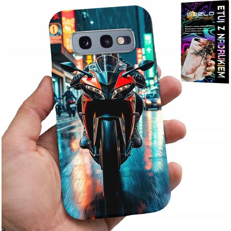 Coque pour Samsung Galaxy S10E - motifs moto, deux-roues + film protecteur (1/5)