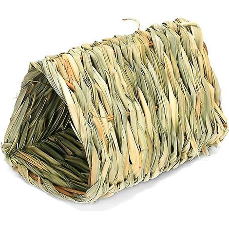 Les maisons en herbe naturelle sont légères et confortables, adaptées aux petits animaux, et peuvent servir de tunnels, d'aires de jeu et de cachettes, de lits d'herbe ou de jouets à mâcher. (1/5)