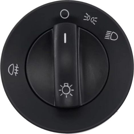 Applicable to Volkswagen Focus POLO car headlight switch 1st generation black knob front fog light 6Q0941531S (1/4)