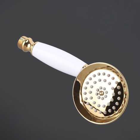 Goldener G1/2"-Duschkopf mit Handbrause für Badezimmer (1/5)