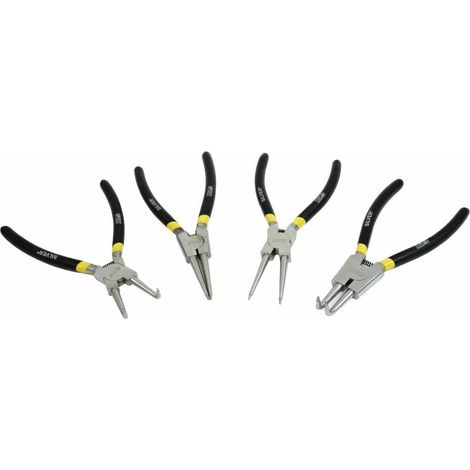 Segerzangen-Set 7 Zoll 180 mm 4-teilig