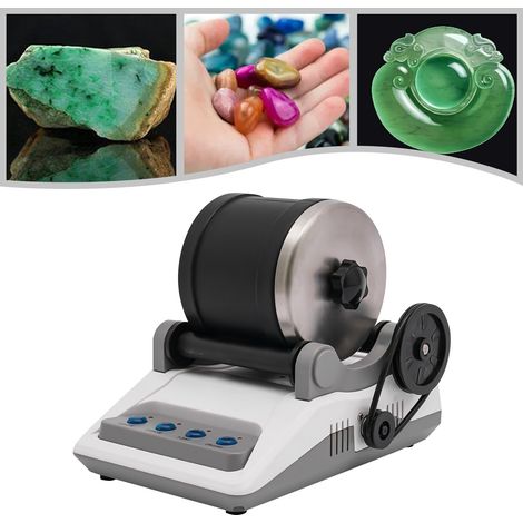 Senderpick – Polisseuse à pierres pour enfants – Kit complet avec pierres brutes et accessoires – Alimentation 220V – Compacte et légère