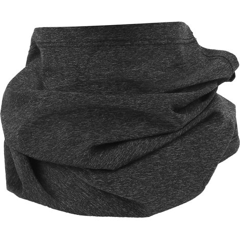 Serviette carrée unisexe en soie glacée, protection solaire, anti-poussière et coupe-vent, idéale pour le cyclisme et le sport. Gris foncé. (1/5)