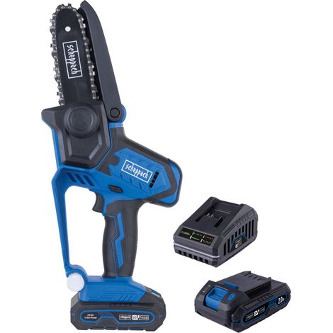 Podadora batería de litio 20V Bar 5 2x2.0Ah Scheppach c-ps100-x (1/5)