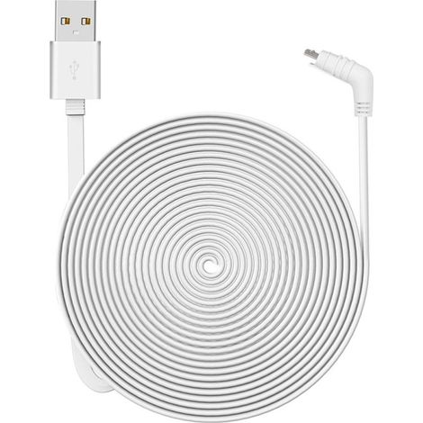 Arlo 6 m Ladekabel, kompatibel mit Pro, Pro2 und GO – Flaches, wetterfestes Aluminiumlegierung (1/5)