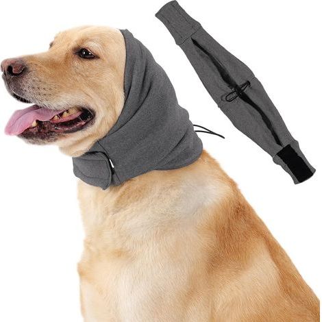 Protection auditive et Cache-Oreilles pour Chien - Sweat à Capuche - Chauffe-Oreilles Respirant avec réduction du Bruit - pour Chiens anxieux en Cas de Feux d'artifice. d'orage.M (1/5)