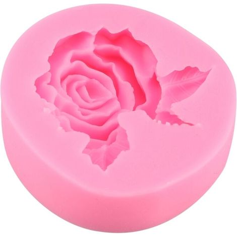 Fafeicy Moule à Gâteau en Silicone en Forme de Rose, Matériau de qualité Alimentaire, Facile à Nettoyer, Idéal pour la Décoration de Fondants et de Chocolat, pour les Anniversaires et les Fêtes (1/5)