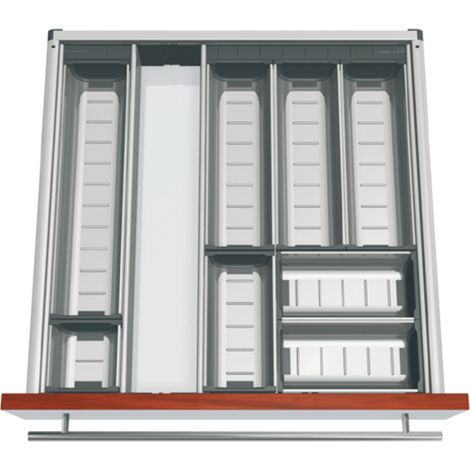 Blum Orga-Line Besteckeinsatz Schalen-Set KB 500-599 mm, NL 450mm, grau (1/3)