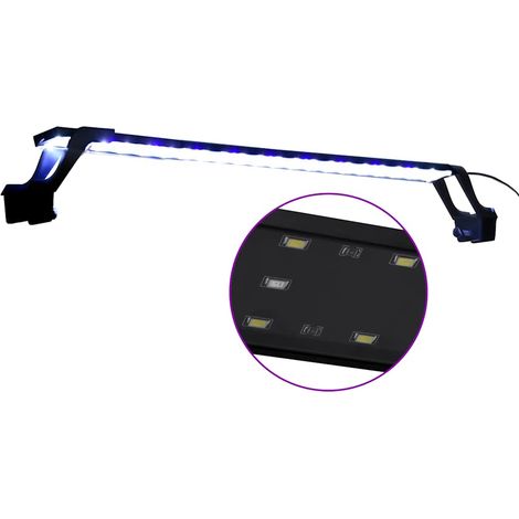 Lampe à LED d'aquarium avec pinces 75-90 cm Bleu et blanc CFW74649 (1/5)