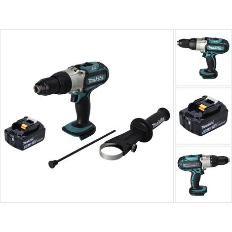 Makita DHP 451 G1 Perceuse-visseuse à percussion sans fil 80 Nm 18V + 1x Batterie 6,0 Ah - sans chargeur (1/5)