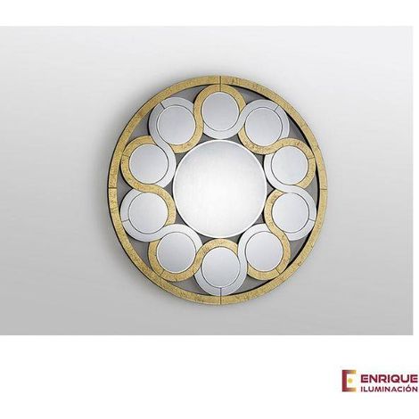 ESPEJO ZENDAYA ORO 120Ø (1/5)