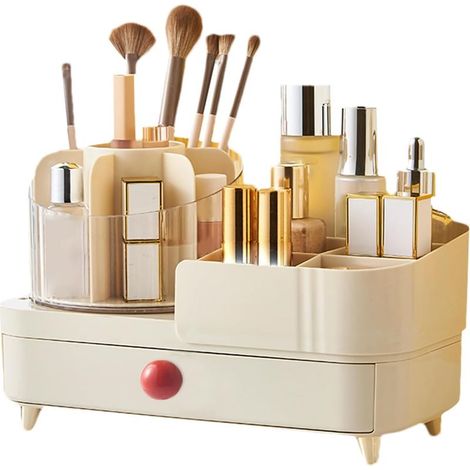 Drehbarer Make-up-Organizer - Schminktisch-Organizer - (1/5)