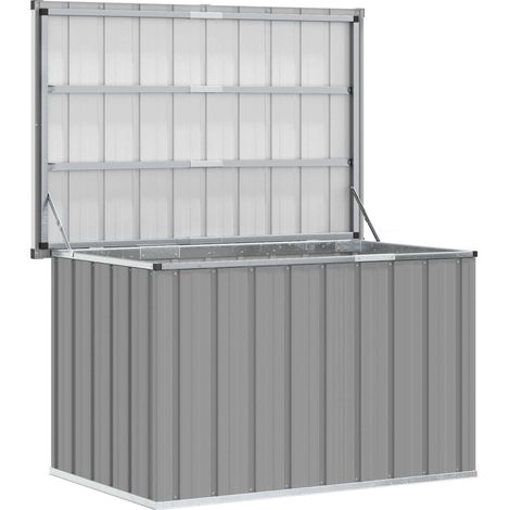 Garden Storage Box Grey 109x67x65 cm vidaXL