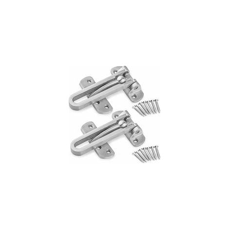 Lot de 2 entrebâilleurs de sécurité pour porte et fenêtre, loquet anti-effraction – (1/5)