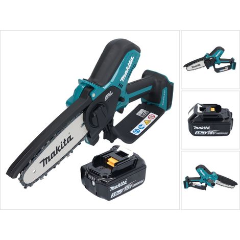 Makita – Tronçonneuse à batterie 18V 15 cm – Moteur Brushless – 1 batterie 3,0Ah – Lubrification automatique – Technologie XPT - DUC 150 F