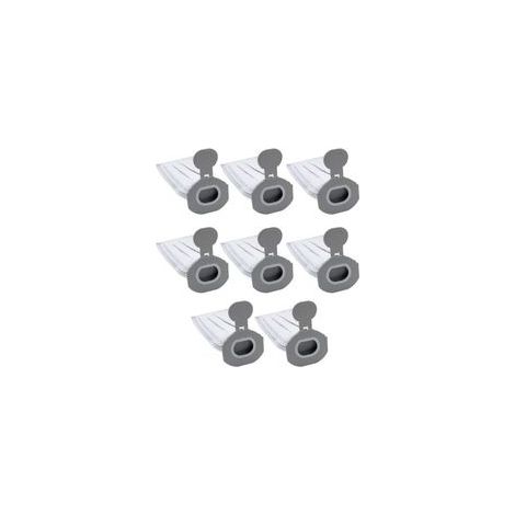 Lot de 8 sacs d'aspirateur FP7 pour Vorwerk, sacs d'aspirateur compatibles avec Vorwerk Kobold VK7 FP7, sac filtrant de qualité supérieure, sacs à poussière de rechange pour sacs d'aspirateur sans fil (1/5)